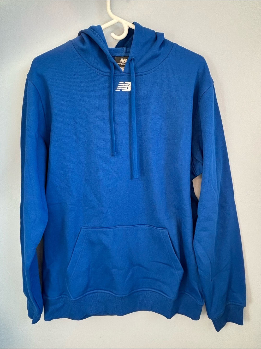 New Balance Relaxed Fit Men's Fleece Hoodie Sweatshirt Blue Sz L. NWT